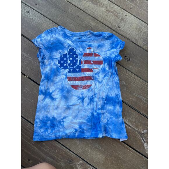 Disney Girls large tie dye flag mickey head - Picture 1 of 4